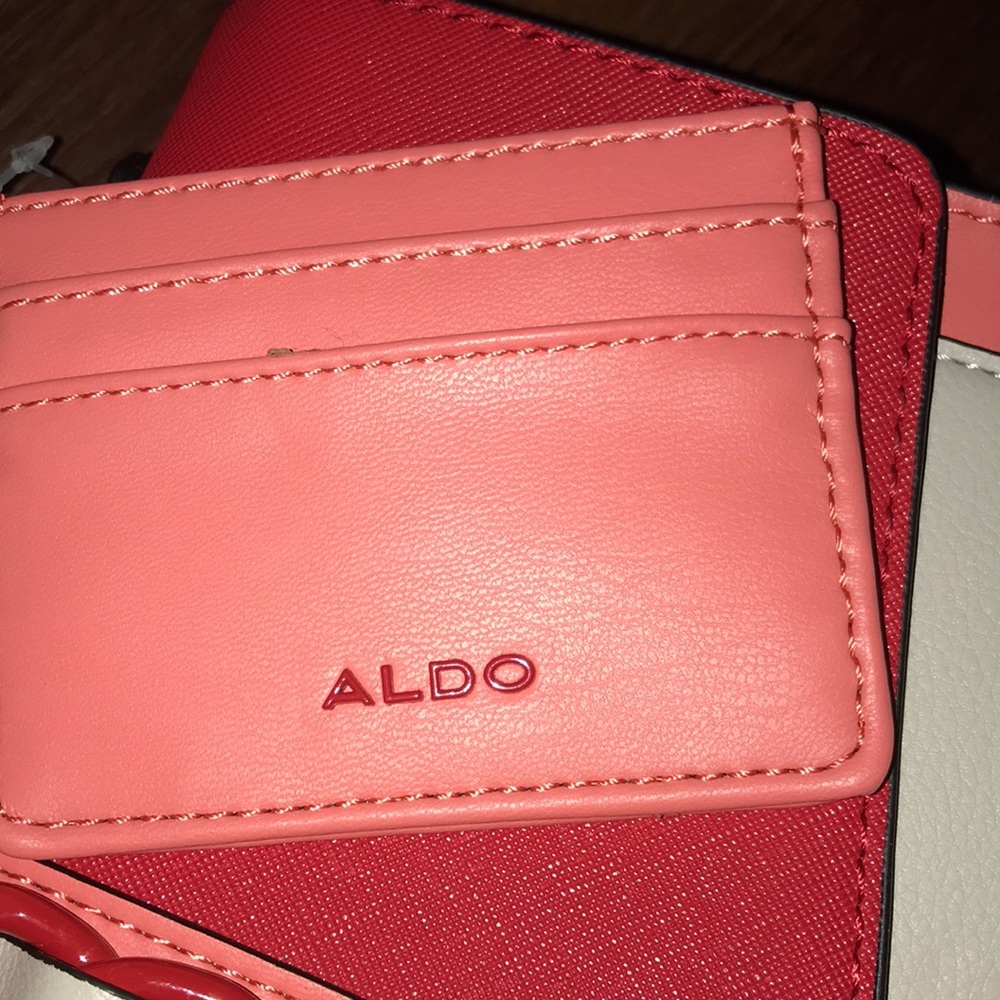 Aldo Caiillaa Top Handle Bag With Matching Card Wallet NWT - Picture 2 of 11
